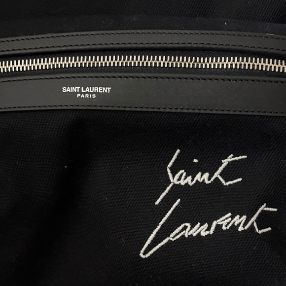 Unisex✨✨Saint Laurent Classic Black Backpack✨✨ - Picture 10 of 12